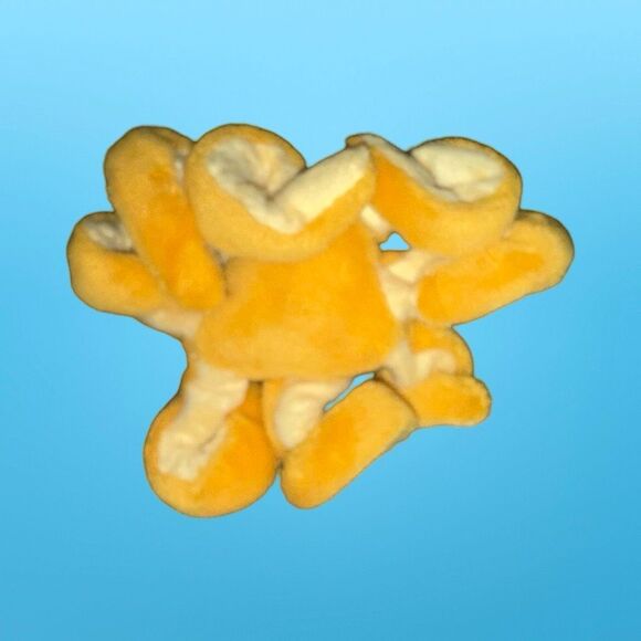 Mini Plush IKEA BLÅVINGAD Orange Soft Stuffed Octopus 4” - Picture 4 of 7